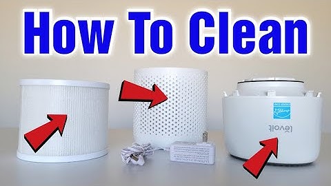 Levoit Core mini – P Air Purifier – How To Clean The Air Purifier & Filter