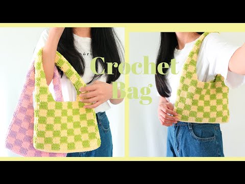 Video Crochet Shoulder Bag| Hướng dẫn móc túi xách kẹp nách... - youtube