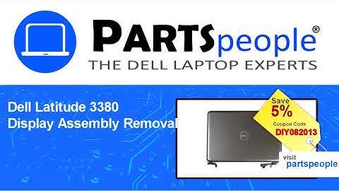 Dell Latitude 3380 (P12S001) Display Assembly How-To Video Tutorial