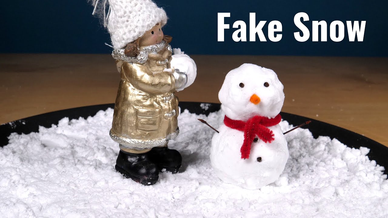 How to Make Artificial Snow : 3 quick & easy eco-friendly 'recipes