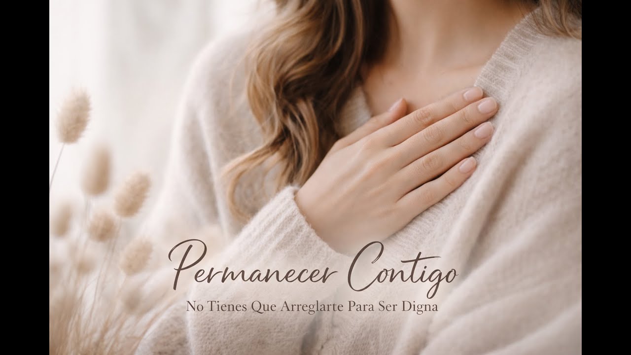 PERMANECER CONTIGO No Tienes Que Arreglarte Para Ser Digna