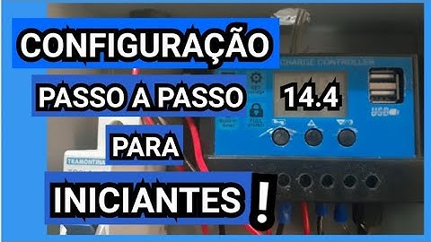 COMO CONFIGURAR O CONTROLADOR DE CARGA PWM Azulzinho ? ( Para iniciantes da energia solar).