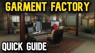 Gta 5 Garment Factory Quick Guide - New Business in Gta Online