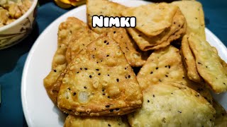 Crispy Nimki recipe | Crispy Namak Para | Namkeen recipe |Krazy Kitchen