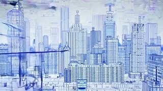 AI-Generated Wireframe Cities Dissolving into Binary Code, Digital Decay in Slow Motion 💻🌐🏙️