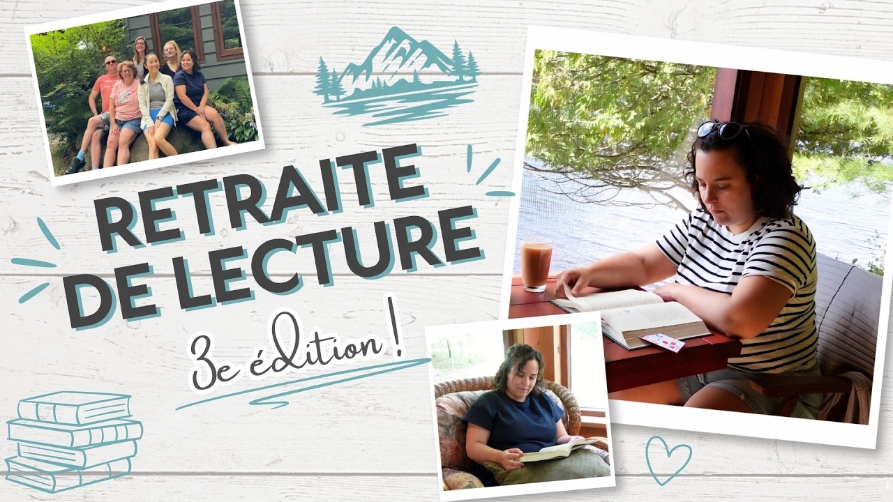 Retraite de lecture en chalet... 3e édition ! || Vlog