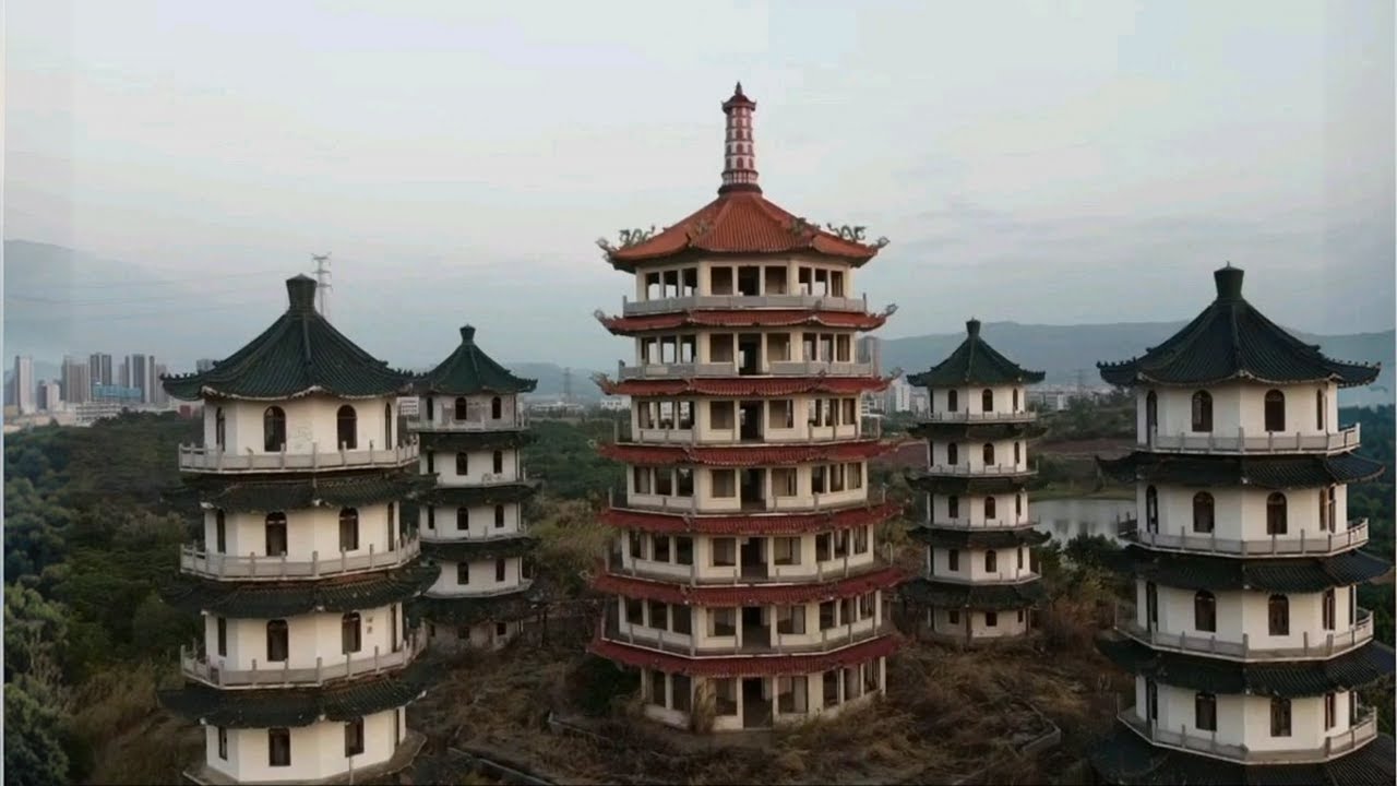 广东河源废弃五行八卦塔，200住一晚，你敢来挑战试睡一晚吗？ - YouTube