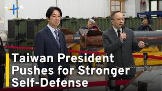 President Lai Highlights Military Innovation During NCSIST Visit|TaiwanPlus News