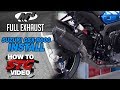 M4 Exhaust Install on 2015 GSX-R600 Project Bike from SportbikeTrackGear.com