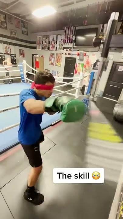 While blindfolded 😳 (via therea10ne/Instagram) #shorts