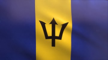 Barbados Flag waving animated using MIR plug in after effects - free motion graphics