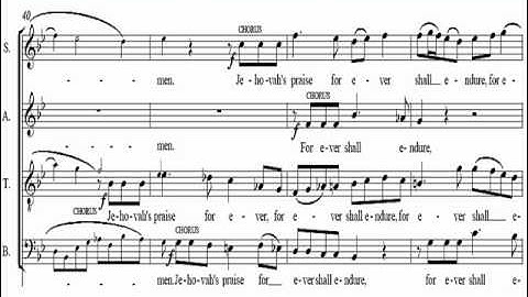 Haydn Creation Alto Sing The Lord Ye Voices All