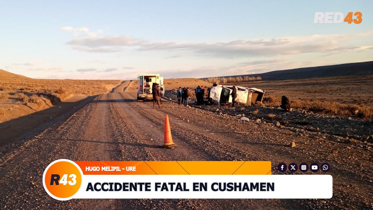 🚨 Accidente fatal en la Ruta 35 entre Cushamen y Gualjaina