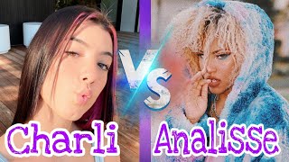 Charli D&#39;amelio Vs Analisse tiktok dances compilation [not clean]