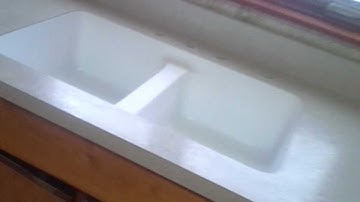 Wilsonart laminate countertop with a Karran undermount sink