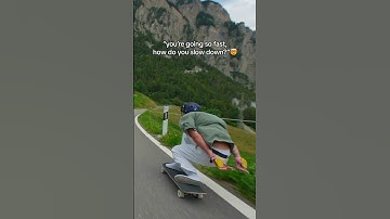 How to Slow Down on a Longboard 🤯 ^^