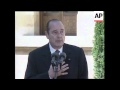 LEBANON: BEIRUT: FRENCH PRESIDENT JACQUES CHIRAC VISIT