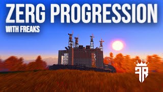 RUST WIPE ZERG PROGRESSION ON AFFINITY MAIN // FREAKS CLAN