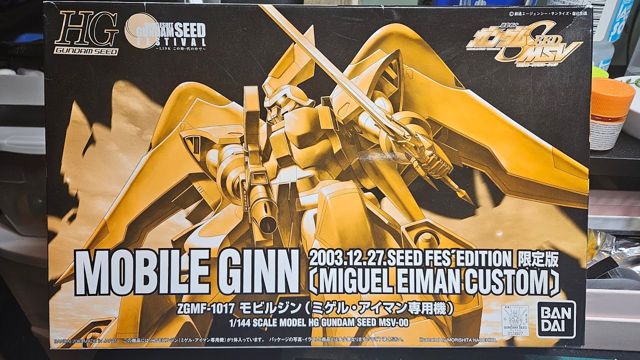 2003 Gundam Seed festival Miguel's custom Ginn HG - YouTube
