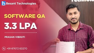 Top Software Testing Course with Placement in bangalore|Besant Technologies Rajaji Nagar