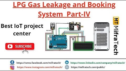 LPG Gas Leakage Detection and Booking System Part 4 - Mifratech #latesthardwareprojects #bestproject