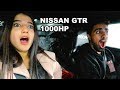 CUTE GIRL REACTS TO 1000HP NISSAN GTR !!!