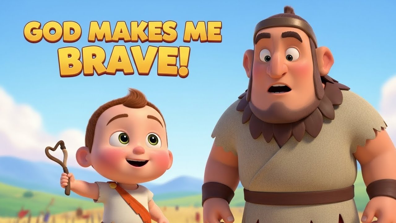 David and Goliath – God Makes Me Brave! | Christian Kids Song | Tiny Ark Tunes