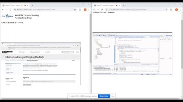 Your own Screen Sharing Web Application using Java & JavaScript (WebRTC)