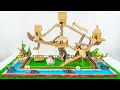 Build hamster maze and turtle pond  diy cardboard hamster tree house