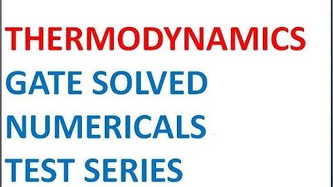 #gate #ese thermodynamics  / gate solved paper / gate previous year paper / mechanical enineering