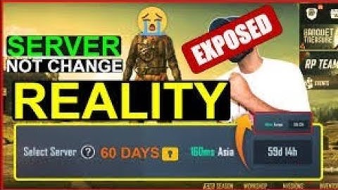 How to change Server in pubg Mobile before 60Days||Is that real Or fake||Server Not change||Really||