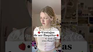 🍓•Ventajas de ser flaquita•🍓#shorts #aesthetic #parati