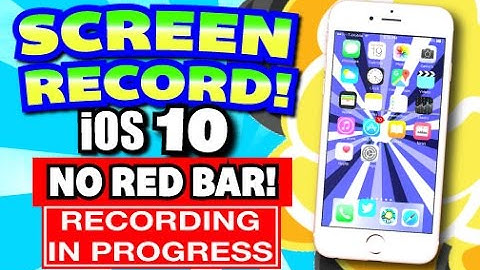 iOS 10: Get Screen Recorder for iPhone, iPad, iPod Touch FREE (NO JAILBREAK) (WITHOUT COMPUTER)