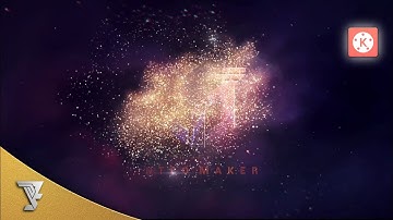How To Make Intro Particle Logo Reveal || Intro Template in KineMaster Tutorial