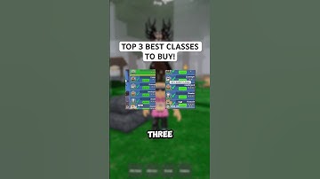 The TOP 3 BEST classes to buy on 99 Nights in the Forest!