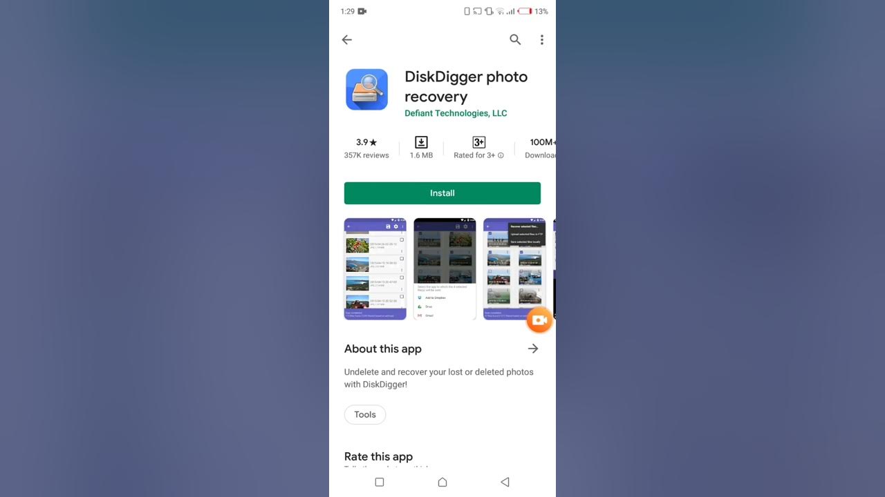 Recover Your Delete Photos By Using DiskDigger Photo recovery APP YouTube