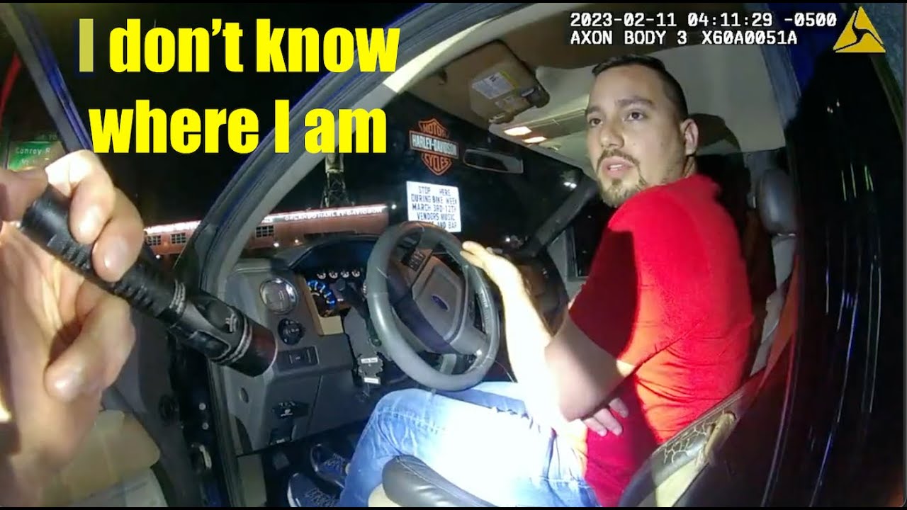 Drunk Driver Arrested After Being Passed Out on Freeway! - YouTube