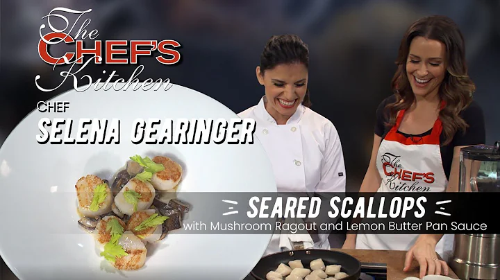 Seared Scallop with Mushroom Ragout & Lemon Butter...