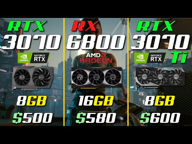 GeForce RTX 3070 vs. Radeon RX 6800