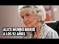 Murió Alice Munro, premio Nobel de Literatura 2013, a sus 92 años | El Espectador