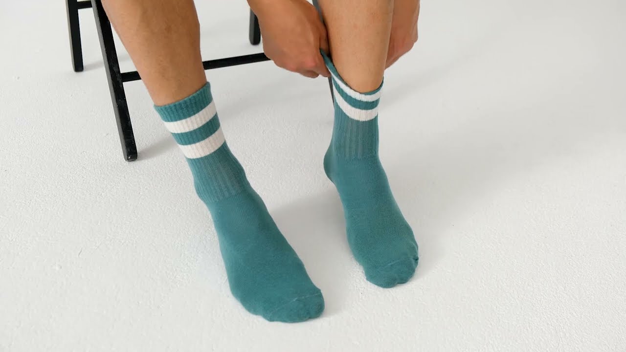 GoWith Men's Cotton Retro Thin Striped Socks | Model: 3501