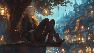 Relaxing Medieval Music + Rain Sounds - Bard/Tavern Ambience, Celtic Music, Medieval Rain City