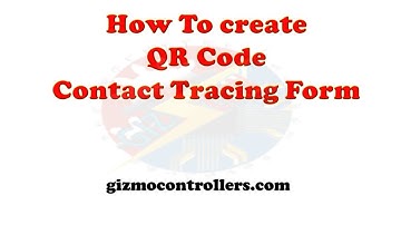 How to Create QR code Contact Tracing form [tagalog dub - English Sub]