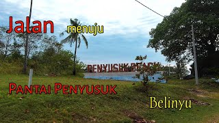 Jalan Menuju Pantai Penyusuk Belinyu//Bangka