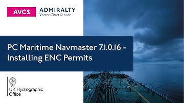 PC Maritime Navmaster 7.1.0.16 - Installing ENC Permits
