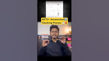 AKTU Semester Exams 📋🚨| Answer Sheet Evaluation Process 📑 #aktu