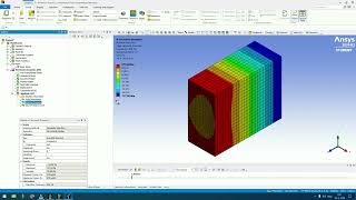 3. Fluid - structure interaction. Acoustic harmonic analysis (Workbench + ANSYS Mechanical APDL)