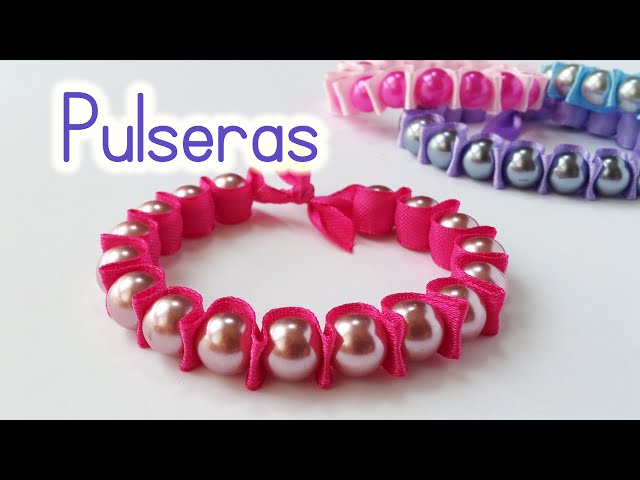 Manualidades: PULSERAS con CINTA o LISTON - Innova Manualidades 