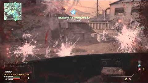 MW3  3 in a row Throwing Knife Kills