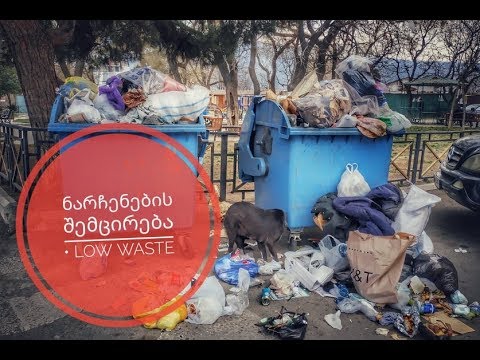 ნარჩენების შემცირება | Low Waste | ეკოსისტემა საფრთხეშია